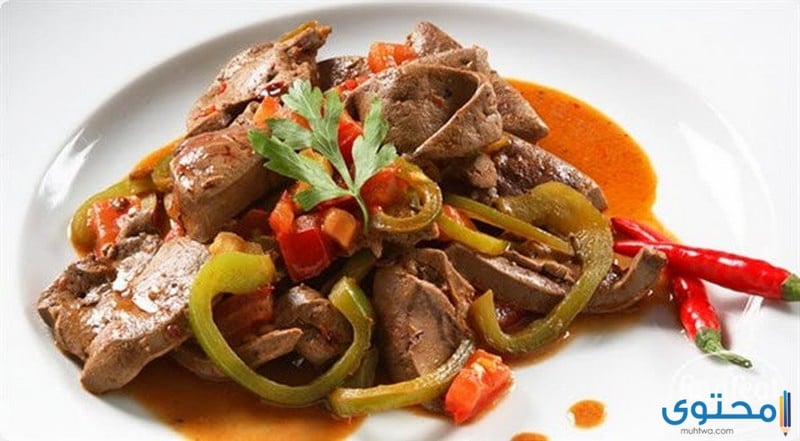 طريقة عمل الكبدة بخلطة الثوم والفلفل