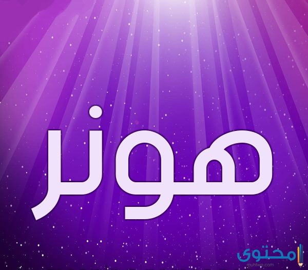 معنى اسم هونر (Honor) وصفاته